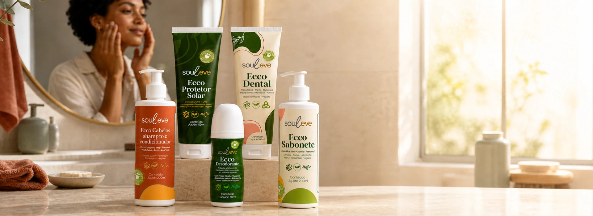 Linha cosmética ECCO Soul.eve